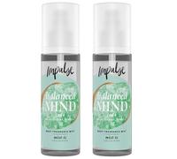Impulse Balanced Mind Jade Body Mist Pack of 2 (150ml Each) - Crystal Inspired Fragrance with Pear, Jasmine & Vanilla for a Grounded, Harmonious and Long-Lasting Scent