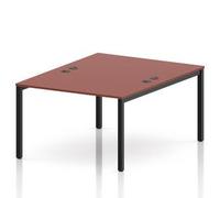 Impulse Bench B2B 2 Person 1200 Black Frame Bench Desk Brick Red