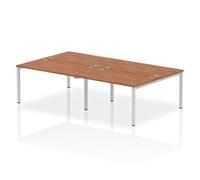 Dynamic Impulse Back-to-Back 4 Person Bench Desk W1400 x D1600 x H730m