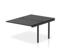 Impulse Bench B2B EXT Kit 1200mm Black Frame Office Bench Desk Black