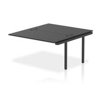 Impulse Bench B2B EXT Kit 1400mm Black Frame Office Bench Desk Black