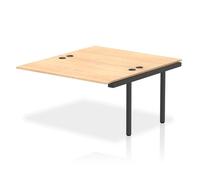 Impulse Bench B2B Ext Kit 1400 Black Frame Office Bench Desk Maple