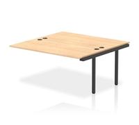 Impulse Bench B2B Ext Kit 1600 Black Frame Office Bench Desk Maple