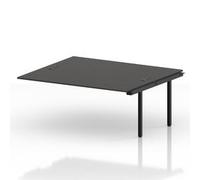 Impulse Bench B2B Ext Kit 1800 Black Frame Bench Desk Carbon Grey