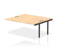 Impulse Bench B2B Ext Kit 1800 Black Frame Office Bench Desk Maple