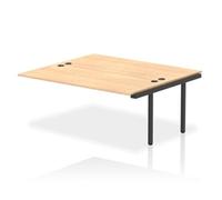 Impulse Bench B2B Ext Kit 1800 Black Frame Office Bench Desk Maple
