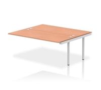 Dynamic Impulse W1800 x D1600 x H750mm Back to Back Bench Desk 2 Perso