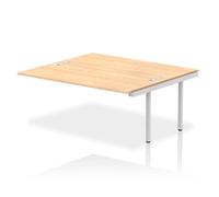 Impulse Bench B2B Ext Kit 1800 Silver Frame Office Bench Desk Maple