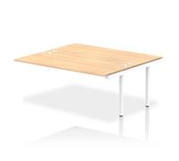 Impulse Bench B2B Ext Kit 1800 White Frame Office Bench Desk Maple