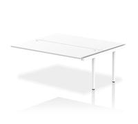 Impulse Bench B2B Ext Kit 1800 White Frame Office Bench Desk White