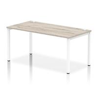 Dynamic Impulse Single Row Bench Desk W1600 x D800 x H730mm Grey Oak F