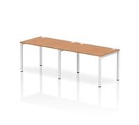 Dynamic Impulse Single Row 2 Person Bench Desk W1200 x D800 x H730mm O