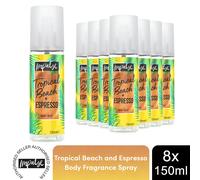 Impulse Body Fragrance Spray Marshmallow, Malibu Breeze & Tropical Beach, 150ml