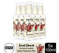 Impulse Body Mist with Long Lasting Fresh Fragrance Range for Women 5 Pack,100ml