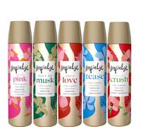 Impulse Body Spray Deodorant Bundle for Women - 5x75ml (Hint of Musk, Very Pink, Tease, True Love, Instant Crush) Long-Lasting Fragrance with Floral, Fruity & Musky Notes - Dermatologically Tested, Ge