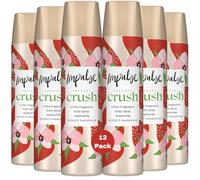 Impulse Body Spray Instant Crush 75ml Pack of 12 | Long Lasting Fragrance Body Mist for Women | Everyday Fresh Scent | Portable Deodorant Spray Giftset