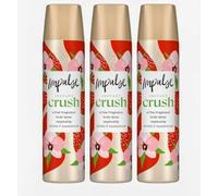 Impulse Body Spray Instant Crush, Long Lasting Fragrance Body Mist for Women, Everyday Fresh Scent, 75ml, Pack of 3