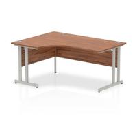 Impulse 1600 Left Crescent Walnut Silver Leg