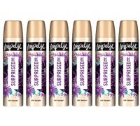 Impulse Deodorant 75ml BE SURPRISED 6 PACK by Impulse