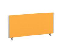 Impulse/Evolve Plus Bench Screen 1000 Silver Frame Bespoke Senna Yellow Fabric