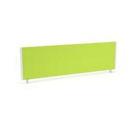 Impulse/Evolve Plus Bench Screen 1400 Bespoke Myrrh Green White Frame