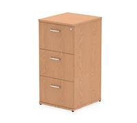 Impulse Filing Cabinet 3 Drawer Oak