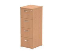 Impulse Filing Cabinet 4 Drawer Oak