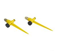 Impulse Garden Sprinkler, 360 Degree Heavy Duty Impacts Lawn Sprinkler Irrigation Sprayer With Metal Spike For Watering Plants Flowers Veggies