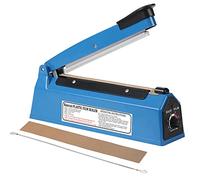 Impulse Heat Sealer Manual Bags Sealer Heat Sealing Machine 12 Inch Impulse Sealer Machine for Plastic Bags PE PP Bags with Extra Replace Element Grip