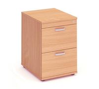 Impulse I000072 2 Drawer Filing Cabinet - Beech