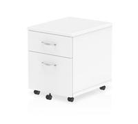 Impulse Mobile Pedestal 2 Drawer White - I000184
