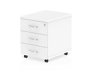 Impulse Mobile Pedestal 3 Drawer White
