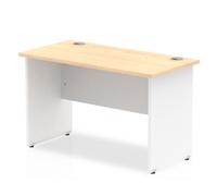 Dynamic Impulse Straight Office Desk W1200 x D600 x H730mm Panel End L