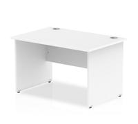 Impulse Panel End 1200 Rectangle Desk White - I000393