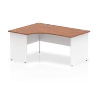 Impulse 1600mm Left Crescent Desk Panel End Leg