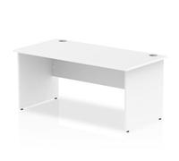 Impulse Panel End 1600 Rectangle Desk White - I000395