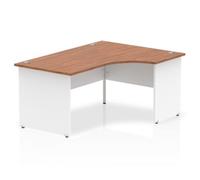 Impulse Panel End 1600 Right Hand Crescent Desk Walnut Top - TT000037