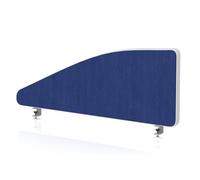 Impulse Plus Angle 450/800 Desktop Screen Powder Blue Fabric Light Grey Edges