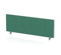 Impulse Plus Oblong 300/1000 Desktop Screen Rounded Corners Palm Green Fabric Light Grey Edges