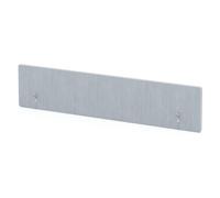 Impulse Plus Oblong 300/1500 Backdrop Screen Rounded Corners Light Grey Fabric Light Grey Edges