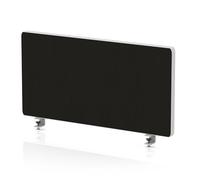 Impulse Plus Oblong 300/600 Desktop Screen Rounded Corners Black Fabric Light Grey Edges