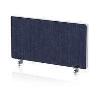 Impulse Plus Oblong 300/600 Desktop Screen Rounded Corners Royal Blue Fabric Light Grey Edges