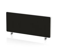Impulse Plus Oblong 300/800 Desktop Screen Rounded Corners Black Fabric Light Grey Edges