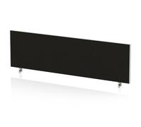Impulse Plus Oblong 450/1400 Desktop Screen Black Fabric Light Grey Edges