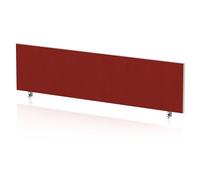 Impulse Plus Oblong 450/1500 Desktop Screen Burgundy Fabric Light Grey Edges