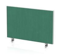 Impulse Plus Oblong 450/600 Desktop Screen Palm Green Fabric Light Grey Edges