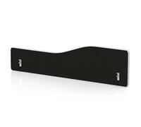 Impulse Plus Wave 300/1200 Backdrop Screen Rounded Corners Black Fabric Light Grey Edges