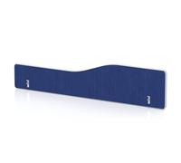 Impulse Plus Wave 300/1500 Backdrop Screen Rounded Corners Powder Blue Fabric Light Grey Edges
