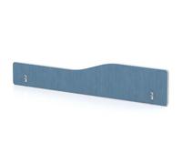 Impulse Plus Wave 300/1600 Backdrop Screen Rounded Corners Sky Blue Fabric Light Grey Edges