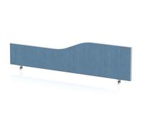 Impulse Plus Wave 450/1600 Desktop Screen Sky Blue Fabric Light Grey Edges